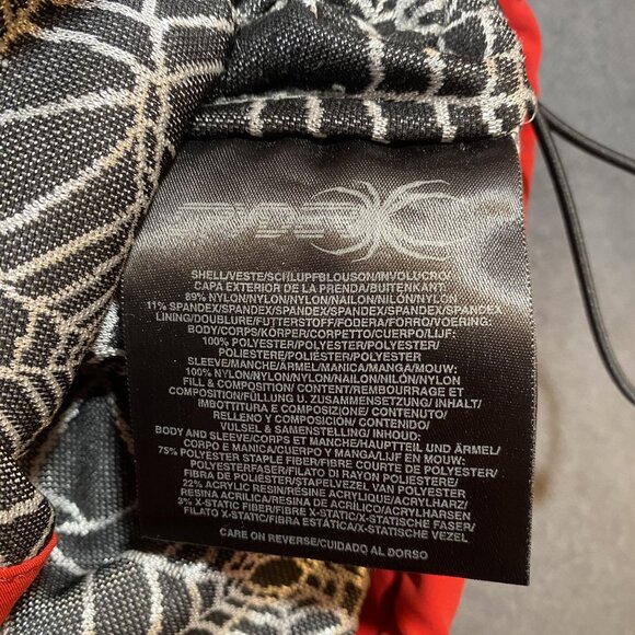 Spyder Mens Red Ski Jacket Dermizax-EV Zip Pockets & Spiderweb Lining Size L/52 - Picture 4 of 16